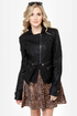 Pocketry Black Vegan Leather Jacket