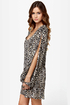 Out of Arm\\\'s Way Animal Print Shift Dress
