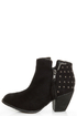 Dollhouse Mayday Black Studded Ankle Boots