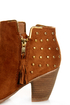 Dollhouse Mayday Chestnut Studded Ankle Boots