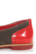 Dollhouse Spiffy Taupe and Red Two-Tone Brogue Oxfords