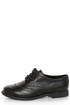 Dollhouse Trickster Black Brogue Lace-Up Oxfords