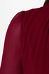 Pleats Be Advised Burgundy Dress