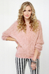 Cozy Rosy Fuzzy Pink Sweater