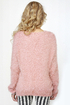 Cozy Rosy Fuzzy Pink Sweater