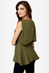 Swoop Ba-Doop Olive Green Top