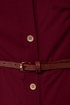 Shirt-ley Temple Button-Up Burgundy Maxi Dress