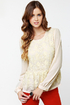 Laced Resort Cream Lace Top