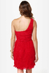 BB Dakota Lewiston One Shoulder Red Dress