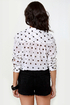 Hurley Wilson Ivory Polka Dot Button-Up Top