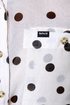 Hurley Wilson Ivory Polka Dot Button-Up Top