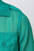 Hurley Cat\\\'s Eye Teal Button-Up Top