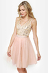 Ballet it on Me Blush Sequin Dress