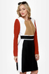 Mod About You Color Block Coat