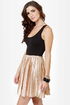 Lost Brite Rose Gold and Black Dress