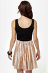 Lost Brite Rose Gold and Black Dress