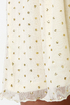 Lost Violet Cream Glitter Lace Dress