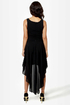 Amp Up The Vamp Black High-Low Dress