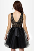 Ballet it on Me Black Sequin Dress