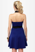 Complementary Collars Blue Halter Dress