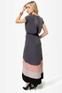 Perfect Pitch Grey High-Low Wrap Dress