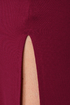 Down to There Backless Burgundy Maxi Dress