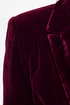 Party in the Break Room Burgundy Velvet Blazer