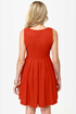 Good Day Sunshine Orange Dress