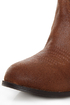 Very Volatile Zambra Brown Rose Embossed Ankle Boots