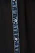 Sweet Caroline Denim and Black Button-Up Top