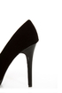 My Delicious Rigby Black Peep Toe Platform Pumps