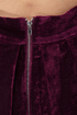 Heart-ware Store Cutout Burgundy Velvet Dress
