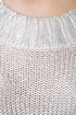 Lunar Landing Silver Knit Sweater