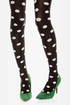 Tabbisocks Popping Dots Black Polka Dot Tights