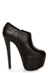 Shoe Republic LA Altitude Black Super Platform Booties
