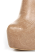 Shoe Republic LA Altitude Nude Super Platform Booties