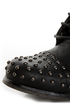 Madden Girl Gewelz Black Studded Lace-Up Combat Boots