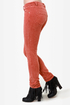 Quiksilver Woodstock Rust Red Corduroy Skinny Pants