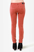 Quiksilver Woodstock Rust Red Corduroy Skinny Pants