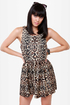 Skaters Gon\\\' Skate Animal Print Dress