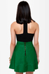 Happily Leather After Green Vegan Leather Skirt