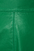 Happily Leather After Green Vegan Leather Skirt