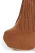 Dollhouse Sheena Chestnut Fringe Wedge Booties