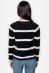 Volcom Lefty Loosey Black Striped Sweater