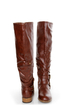 Bamboo Parksville 10 Brown Belted Motorcycle Boots