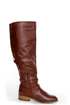 Bamboo Parksville 10 Brown Belted Motorcycle Boots