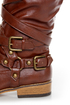 Bamboo Parksville 10 Brown Belted Motorcycle Boots