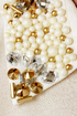 Bead Colony Beaded Cream Button-Up Top