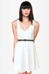 Sicilian Sweetheart Cutout Ivory Dress