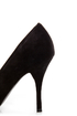 Holly 31 Black Studded Cap-Toe Pointed Pumps